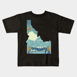 Idaho state design / potato lover / idaho gift idea / idaho present Kids T-Shirt